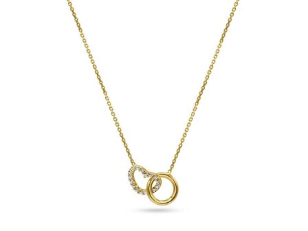 collier zirconium - goud | Buffilor