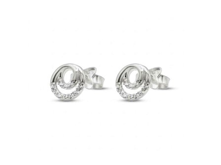 oorring zirkonium - goud | Buffilor