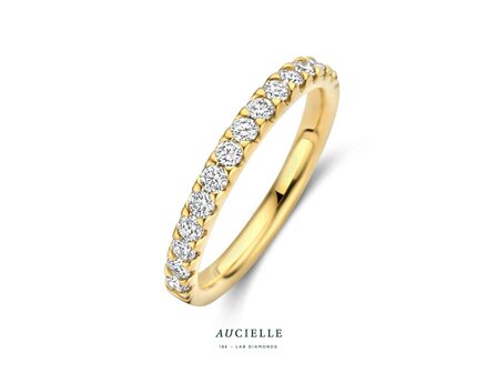 Trouwring briljant - Aucielle LAB Diamond | Goud 18k &amp; LAB-Diamant