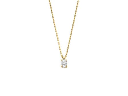 collier - Blush LAB Diamond | 14 kt LAB Diamond