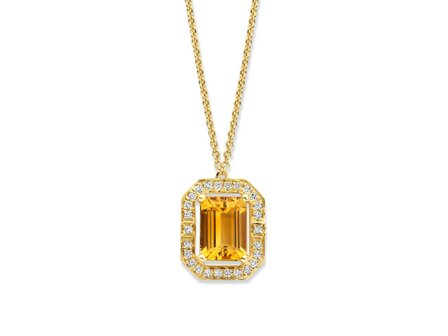 collier briljant - goud 18 kt met briljant | Taste of Luxury