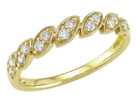 ring briljant - goud 18 kt met briljant | J&amp;A Collectie