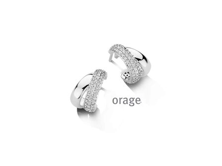 oorring creolen - zilver | Orage
