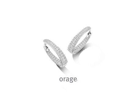 oorring creolen - zilver | Orage