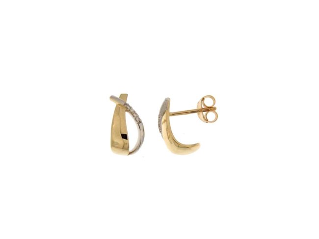 oorring briljant - goud 18 kt met briljant | Taste of Luxury