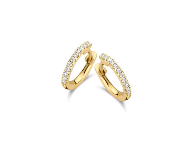 oorring briljant - goud 18 kt met briljant | One More