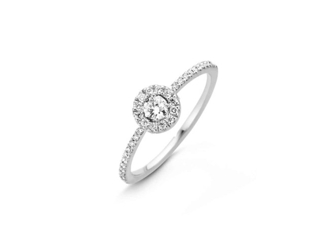 Ring - goud 18 kt met briljant | One More