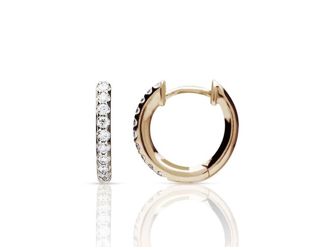 oorring briljant - goud 18 kt met briljant | One More