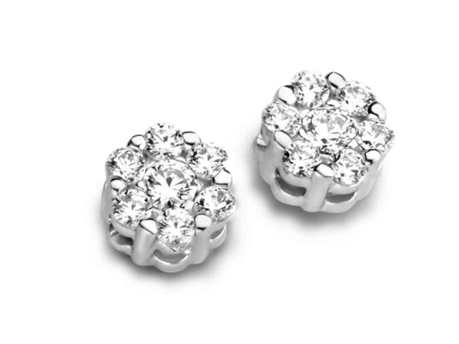 oorring zirkonium - goud 18 kt met zirkonium | You & Me