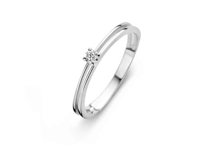 Ring - goud 18 kt met briljant | You & Me