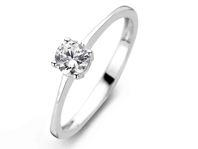 Ring zirkonium - goud 18 kt met zirkonium | You & Me