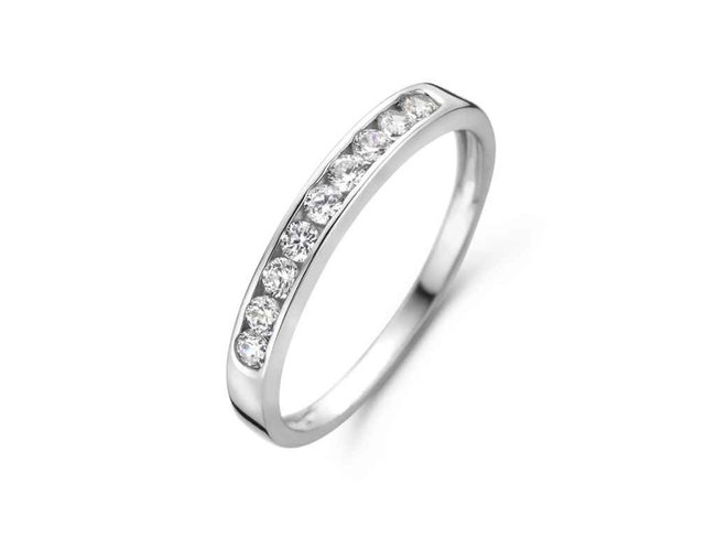 Trouwring zirkonium - goud 18 kt met zirkonium | You & Me