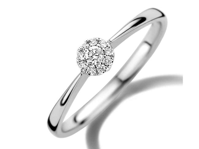 Ring - goud 18 kt met briljant | You & Me