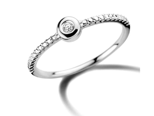 ring briljant - goud 18 kt met briljant | You & Me