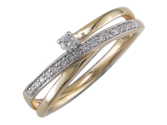 Ring - goud 18 kt met briljant | J&A Collectie
