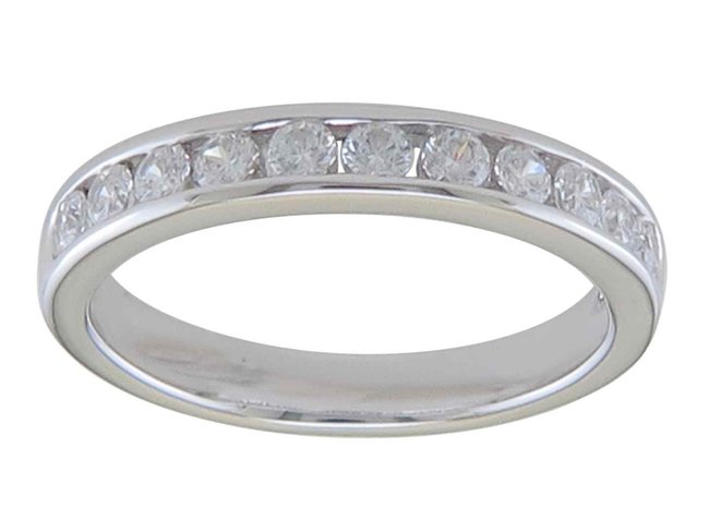 Trouwring briljant - goud 18 kt met briljant | J&A Collectie