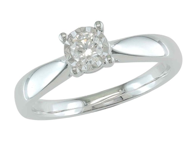 Ring - goud 18 kt met briljant | J&A Collectie