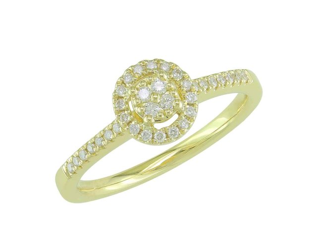 Ring - goud 18 kt met briljant | J&A Collectie