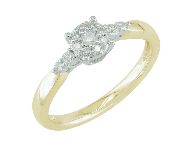 Ring - goud 18 kt met briljant | J&A Collectie