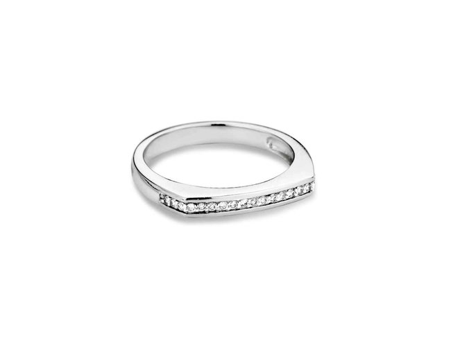 Trouwring briljant - goud 18 kt met briljant | Scaldis