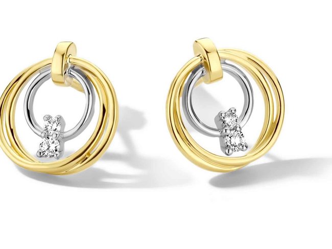 oorring briljant - goud | You & Me