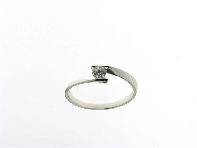 Ring zirkonium - goud 18 kt met zirkonium | Taste of Luxury