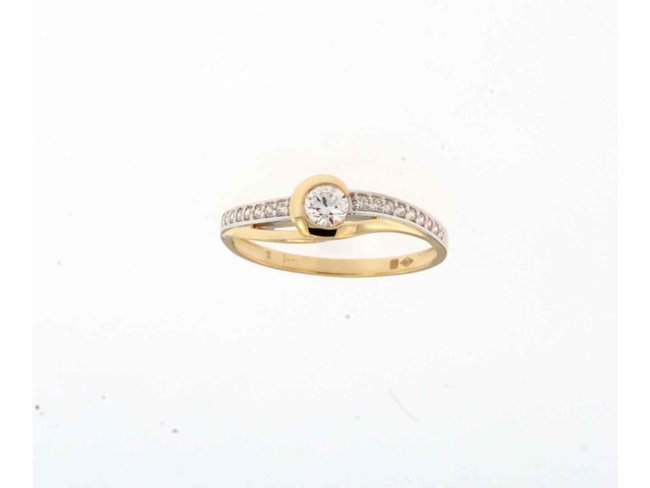 Ring zirkonium - goud | Taste of Luxury