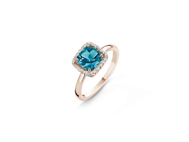 ring briljant - goud 18 kt met briljant | One More