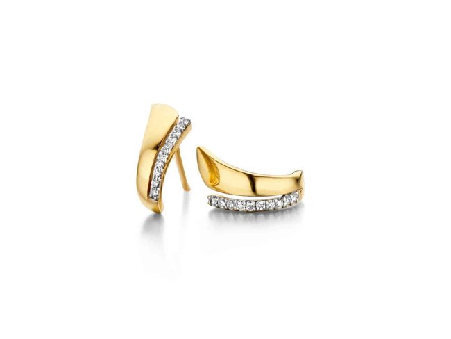 oorring briljant - goud | Taste of Luxury