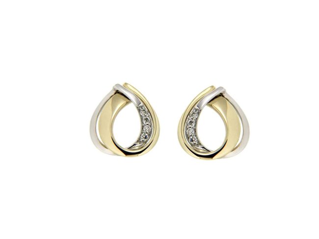 oorring briljant - goud 18 kt met briljant | Taste of Luxury