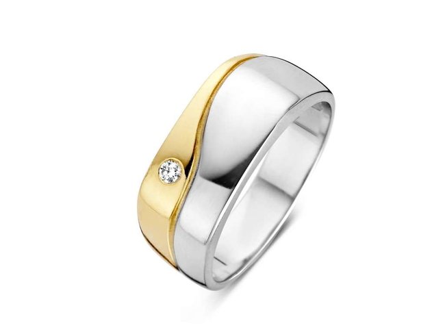 ring heren - goud 18 kt met briljant | You & Me