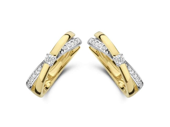 oorring briljant - goud | You & Me