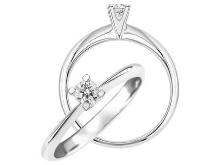 Ring - goud 18 kt met briljant | J&A Collectie