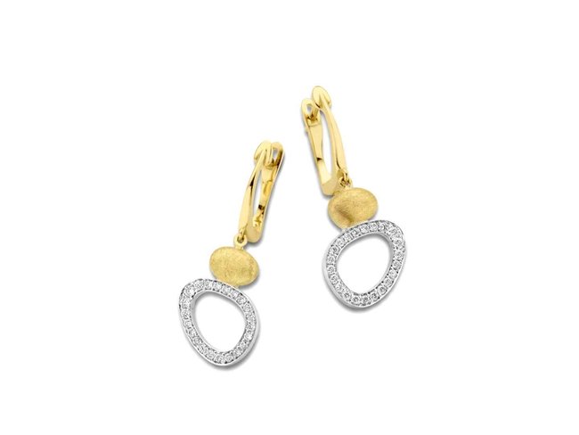 oorring briljant - goud | Femme Adoree