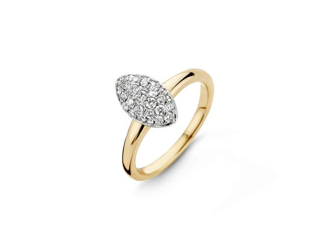 ring briljant - goud 18 kt met briljant | One More