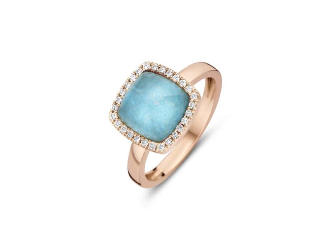 ring briljant - goud 18 kt met briljant | One More