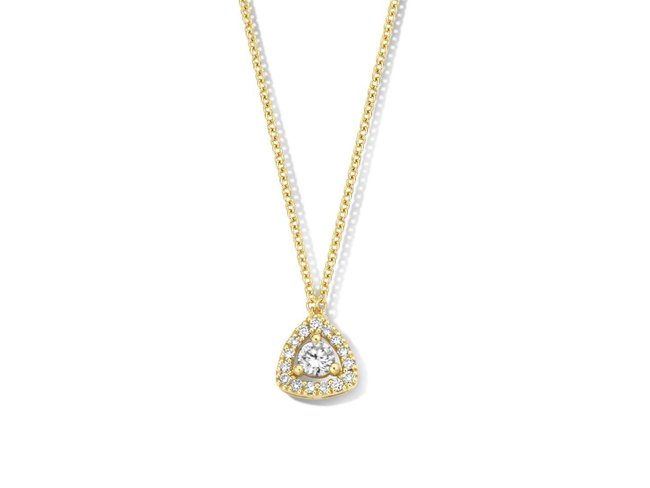 collier briljant - goud 18 kt met briljant | One More