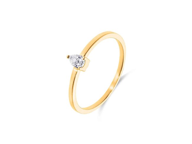 Ring - goud 18 kt met briljant | Taste of Luxury