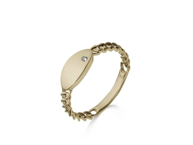 ring briljant - goud 18 kt met briljant | Taste of Luxury