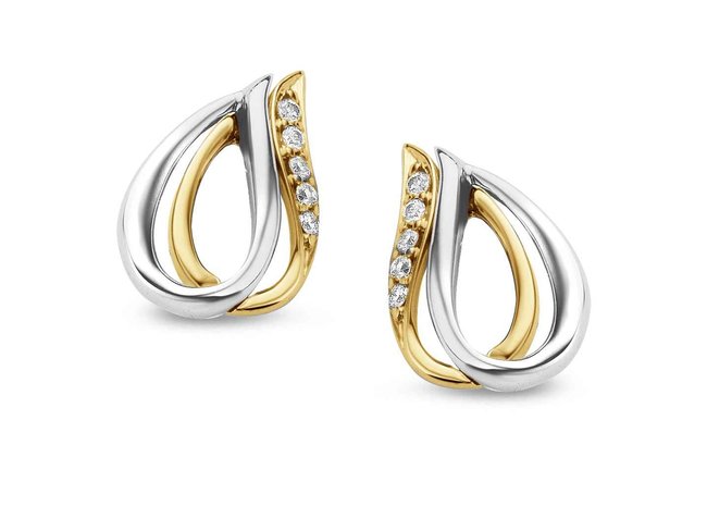 oorring briljant - goud | You & Me