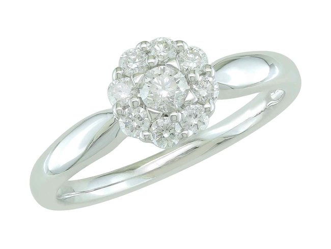 Ring - goud 18 kt met briljant | J&A Collectie