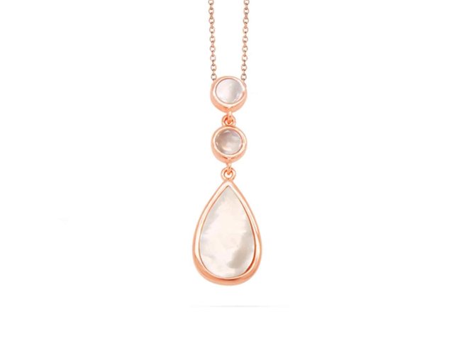 Ketting - vermeille (verguld zilver) | Silverrose