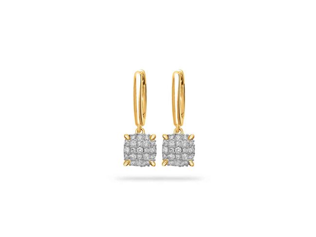 oorring briljant - goud | Taste of Luxury