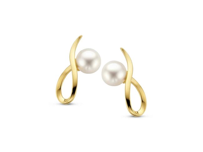 oorring parel - goud | Taste of Luxury