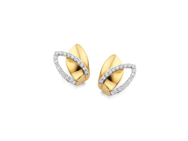 oorring briljant - goud | Taste of Luxury