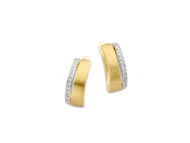 oorring briljant - goud | Femme Adoree