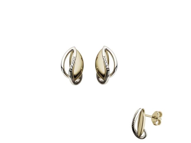 oorring briljant - goud | Taste of Luxury