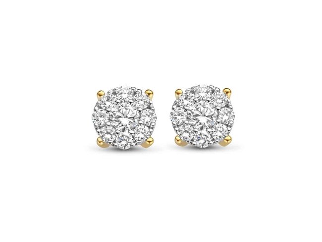 oorring briljant - goud | Femme Adoree