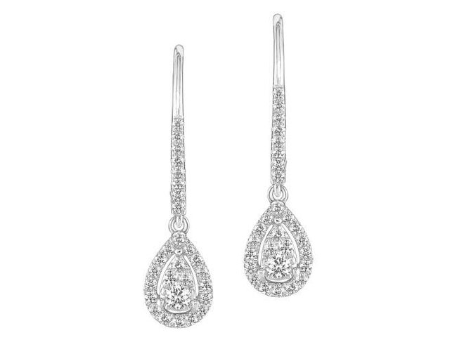 oorring briljant - goud | J&A Collectie