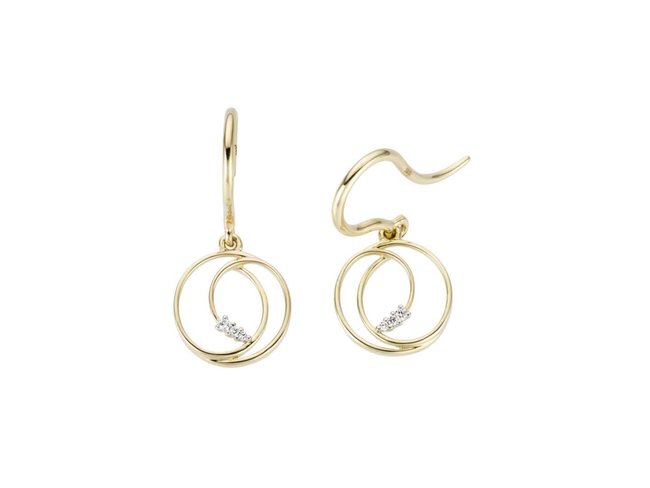 oorring briljant - goud | Taste of Luxury